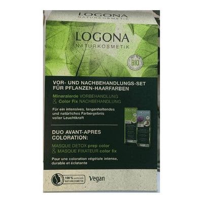 Logona Vor- und Nachbehandlungs-Set für Pflanzenhaarfarben