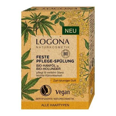 Logona Feste Spülung Bio-Hanföl & Bio-Holunder