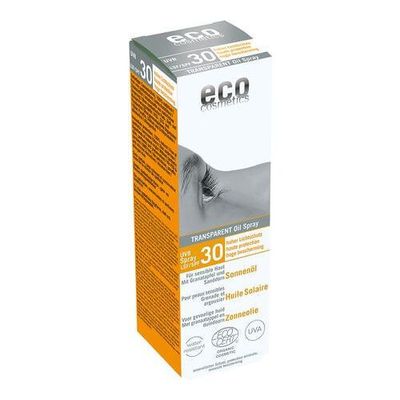 ECO COSMETICS SONNENSCHUTZ Bio LSF 30 Granatapfel/Sanddorn Ölspray