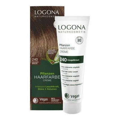 Logona Pflanzen Haarfarbe Creme 240 nougatbraun
