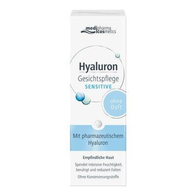 Medipharma Cosmetics HYALURON Gesichtspflege sensitive Creme