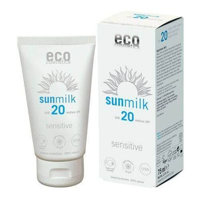 ECO COSMETICS SONNENMILCH sensitiv LSF 20