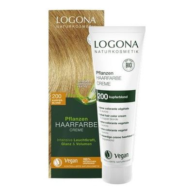 Logona Pflanzen Haarfarbe Creme 200 kupferblond