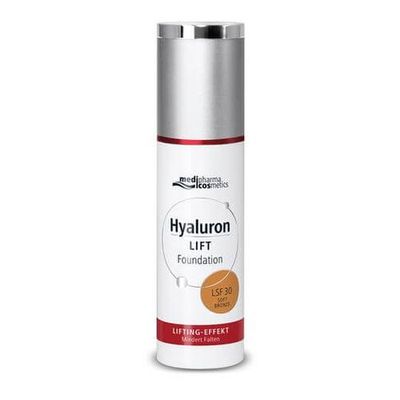 Medipharma Cosmetics HYALURON LIFT Foundation LSF 30 soft bronze