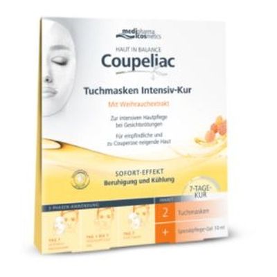 Medipharma Cosmetics HAUT IN BALANCE Coupeliac Tuchmasken Intensiv-Kur