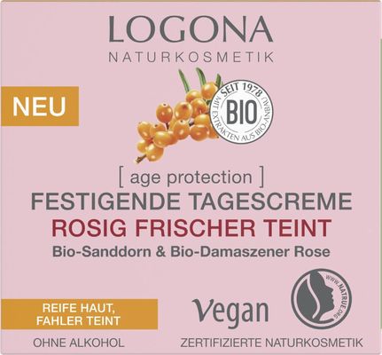 Logona AGE PROTECTION festigende Tagescreme rosig frischer Teint
