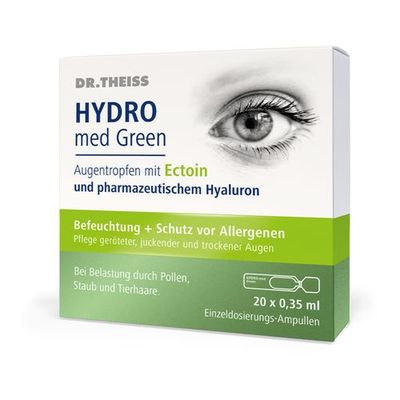 DR.THEISS Hydro med Green Augentro.Einzeldos.Amp.