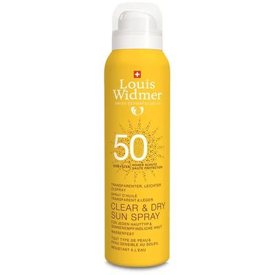 WIDMER Clear & Dry Sun Spray UV 50 unparfümiert