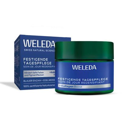 WELEDA festigende Tagespflege blauer Enzian & Edelweiss