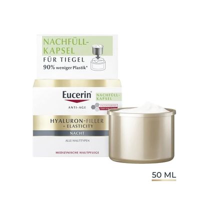 EUCERIN Anti-Age Hyaluron-Filler+Elast.Nacht Refill